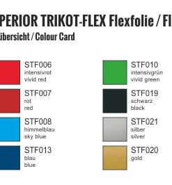 SUPERIOR TRIKOT-FLEX Flexfolie