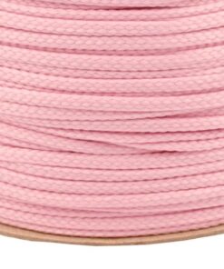 Kordel Polyester 4mm rosa