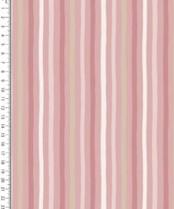 Webware Baumwolle Stripes rose